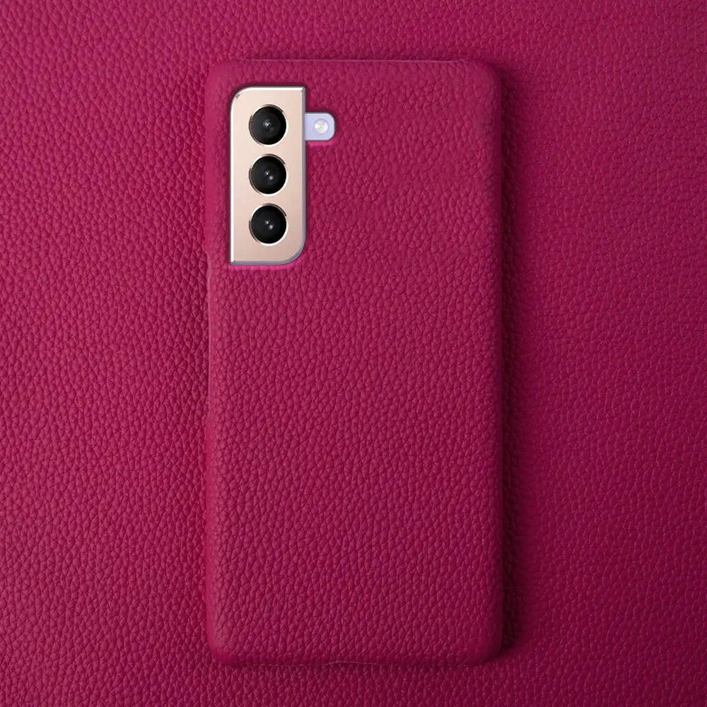Litchi pattern Genuine Leather Galaxy Note and S Case - DealJustDeal