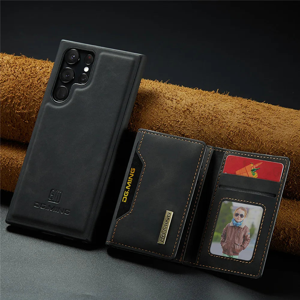 Detachable Magnetic Leather Galaxy S and Note Case - DealJustDeal