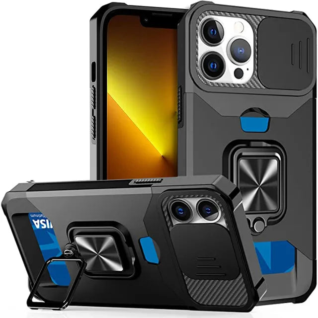 Heavy Duty Protection iPhone Case With Sliding Camera Cover - DealJustDeal