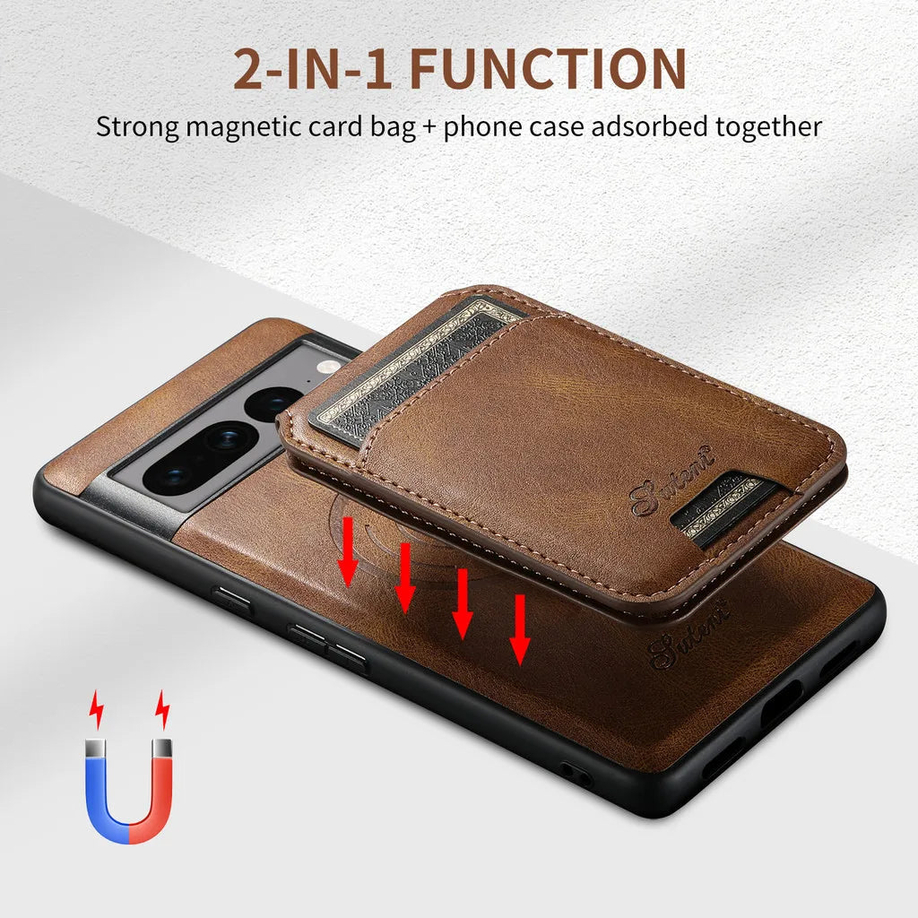 Detachable Magnetic Stand Holder Flip Leather Google Case - DealJustDeal
