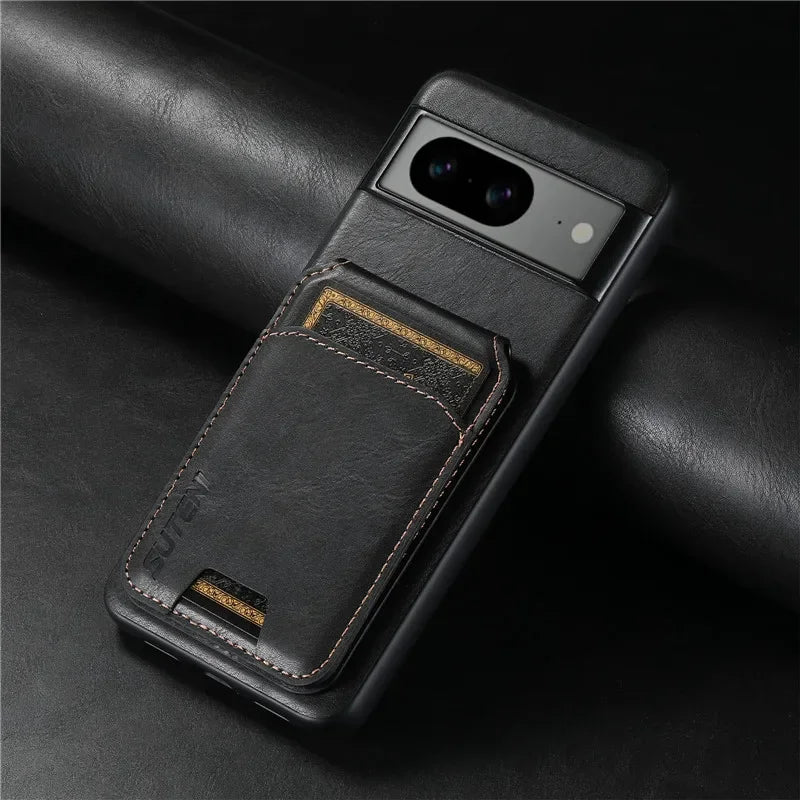 Magnetic Flip Leather Wallet Google Case - DealJustDeal