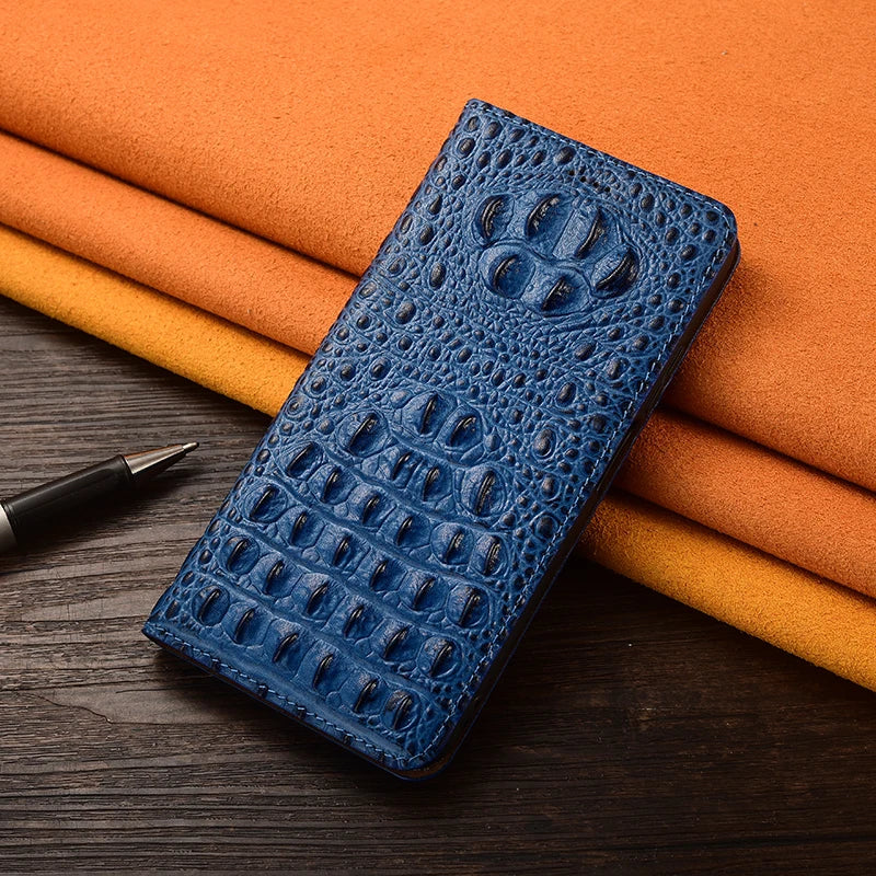KickStand Wallet  Vintage Genuine Leather Magnetic Galaxy S Case - DealJustDeal