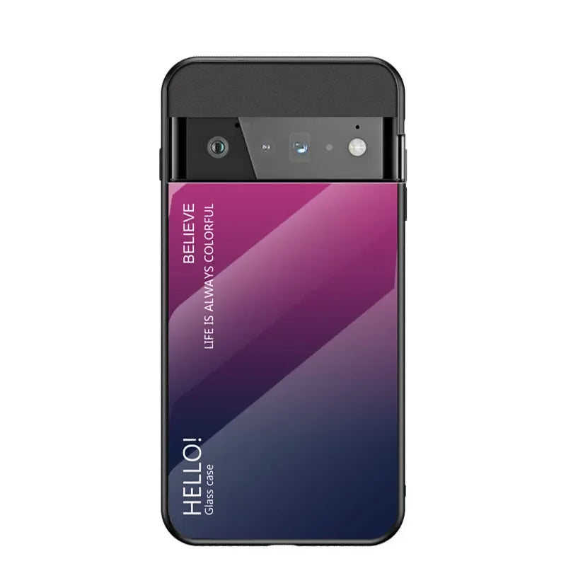 Gradient Tempered Glass Mirror Film Google Case - DealJustDeal