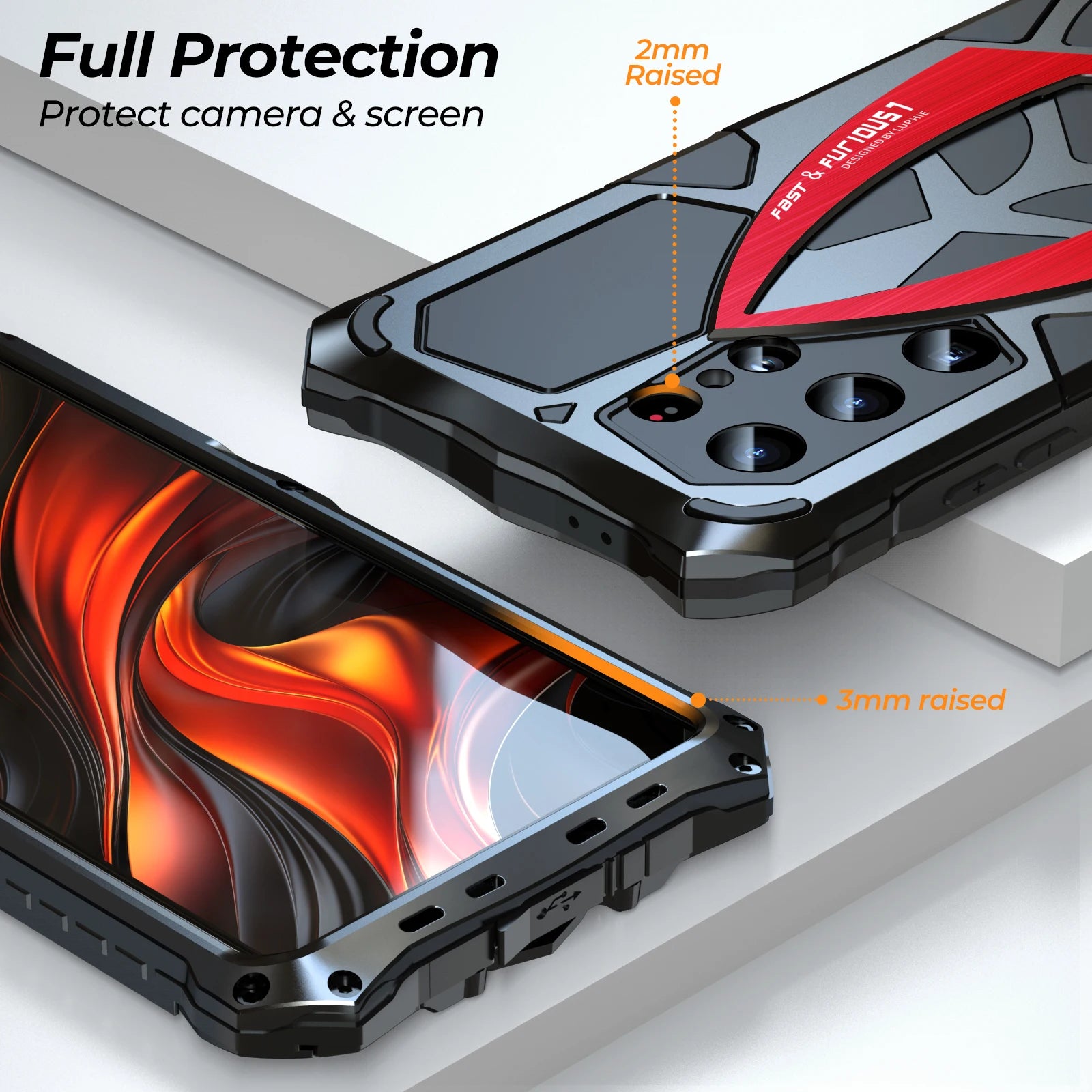 Heavy Duty Metal Military Anti Drop Galaxy S Case - DealJustDeal
