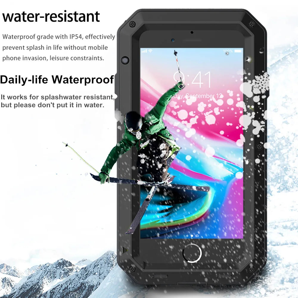 Metal Aluminum Shockproof iPhone Case - DealJustDeal