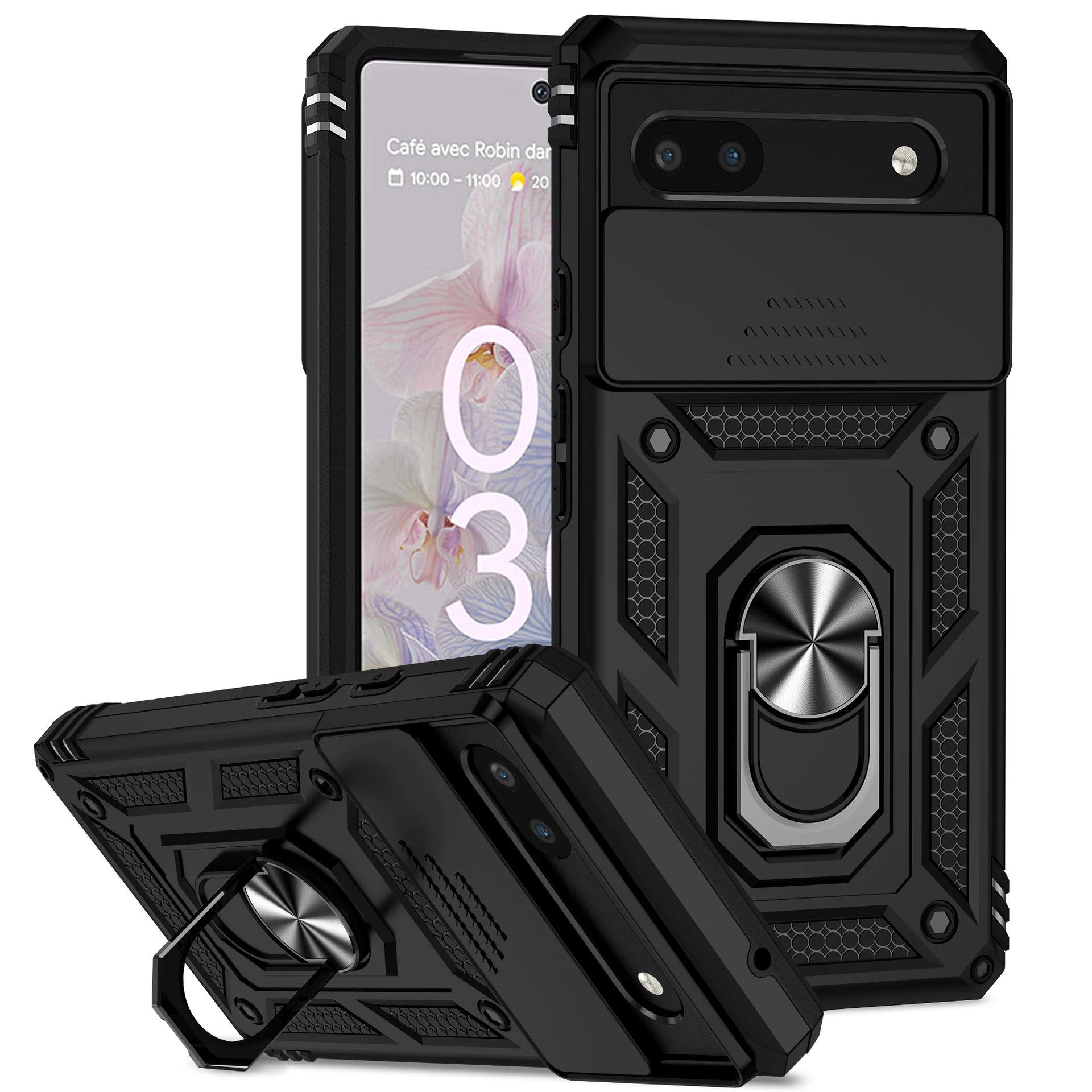Half-wrapped Anti-Scratch Armor Shockproof Google Case - DealJustDeal