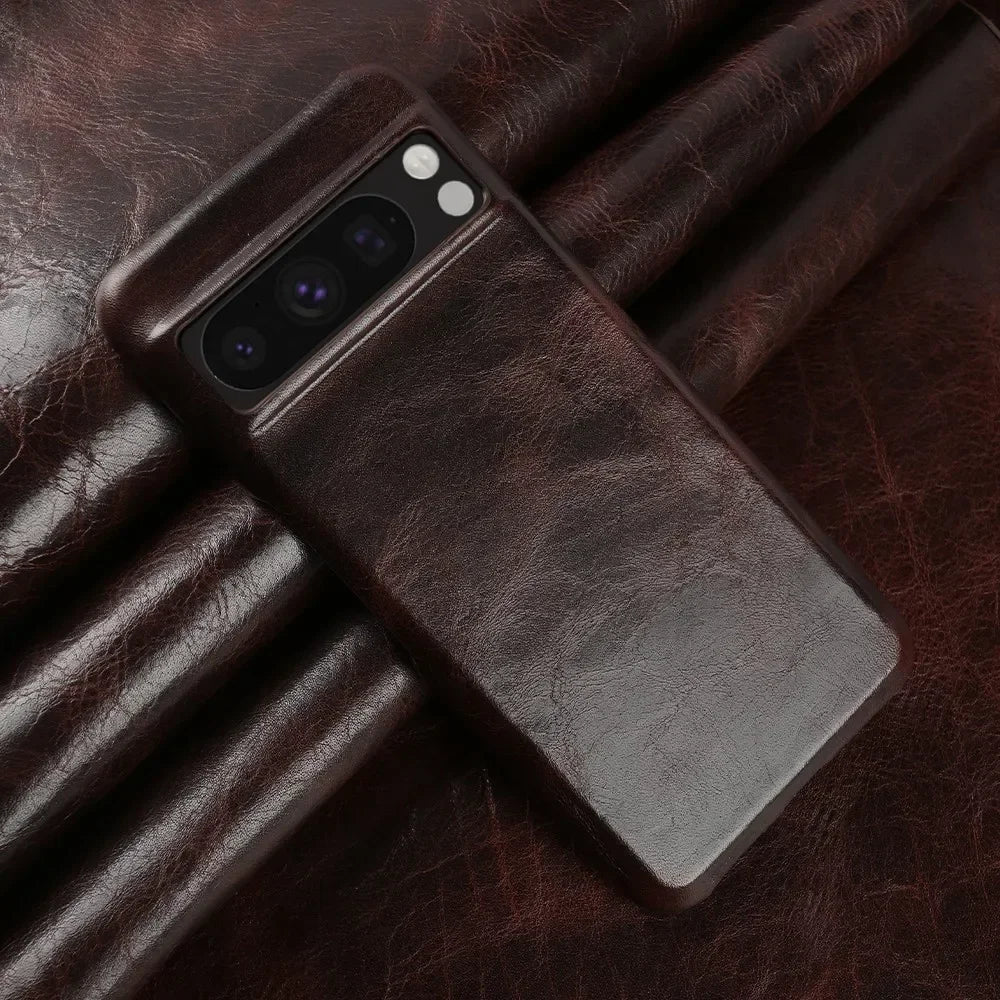 Cowhide Genuine Leather Google Case - DealJustDeal