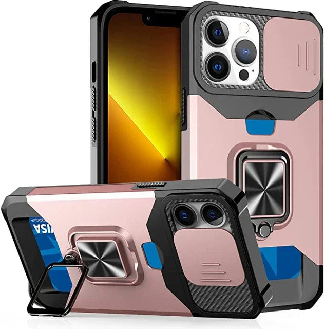 Sliding Camera Cover Heavy Duty Protective iPhone Case - DealJustDeal