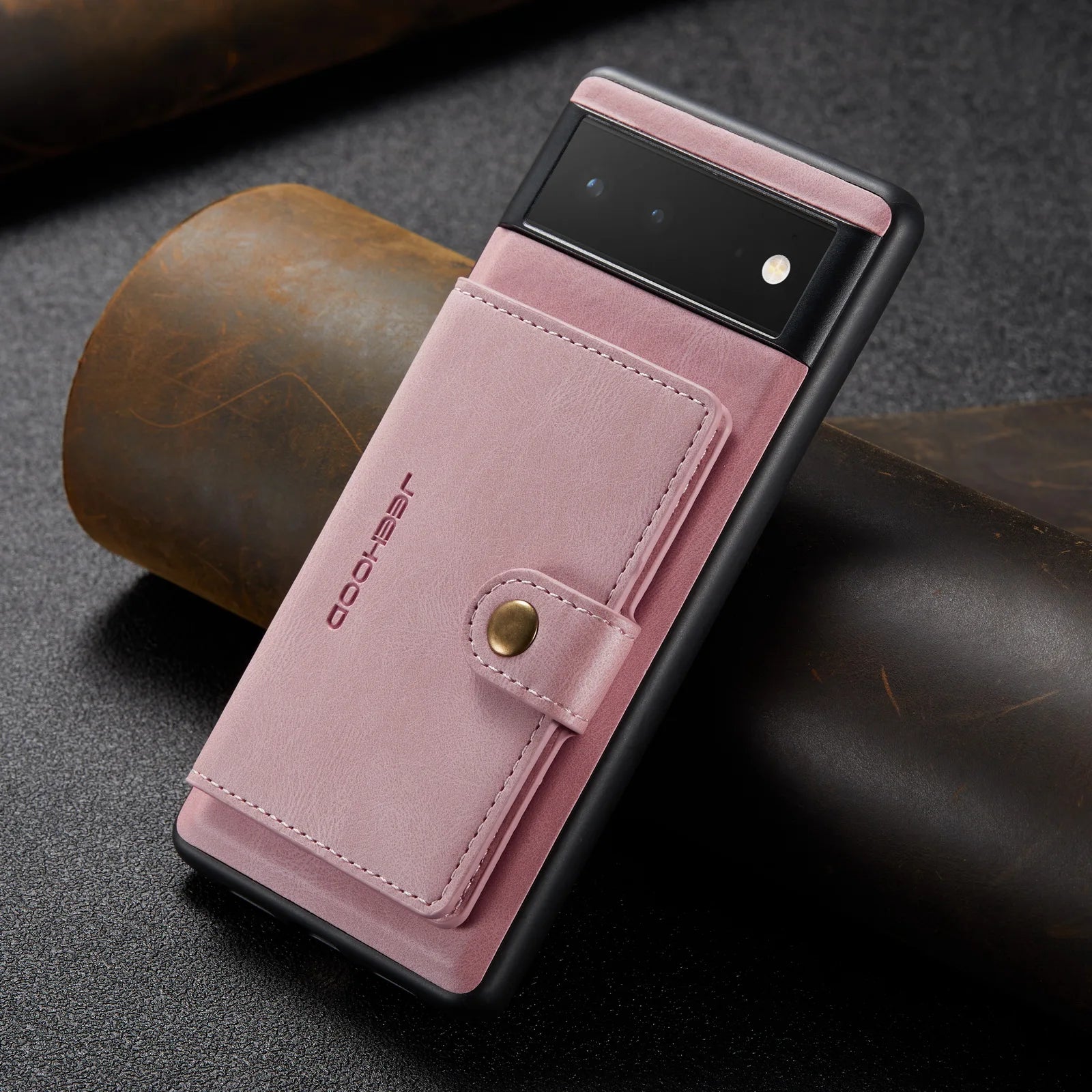 Wallet Card Pocket Magnetic Leather Google case - DealJustDeal