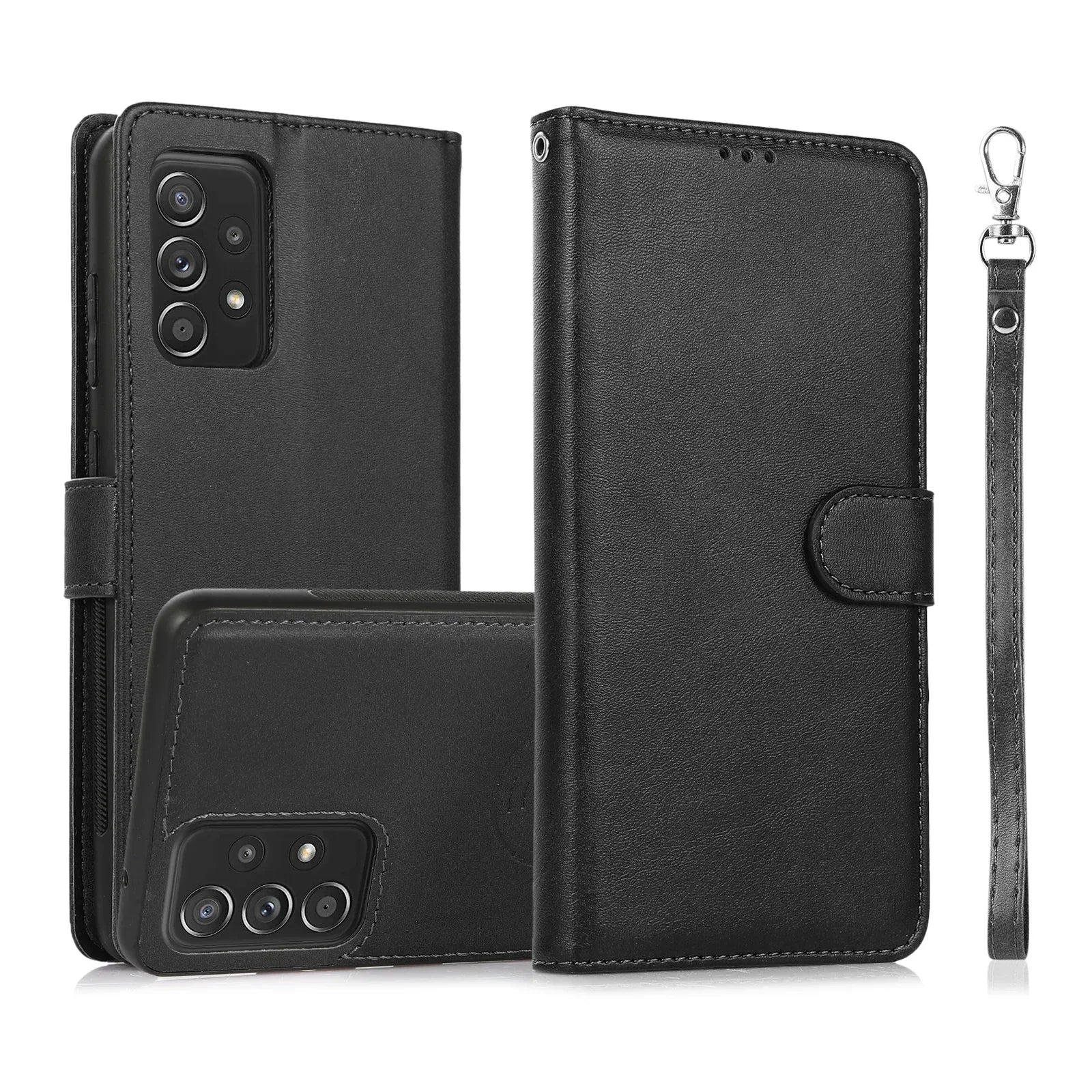 2 IN 1 Magnetic Wallet Leather Galaxy A, Note and S Case - DealJustDeal