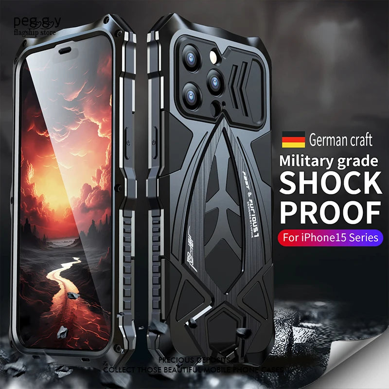 Shockproof All Inclusive Metal Armor Galaxy S Case - DealJustDeal