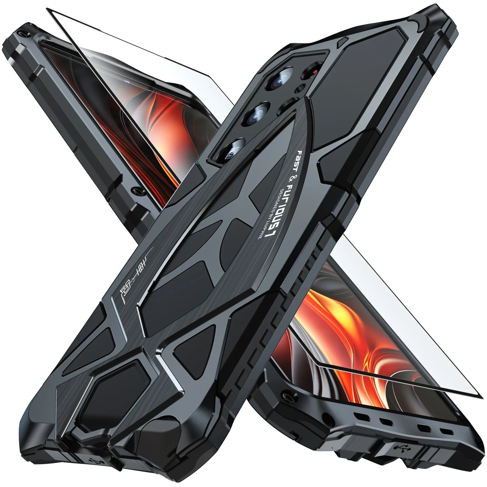 Heavy Duty Metal Military Anti Drop Galaxy S Case - DealJustDeal