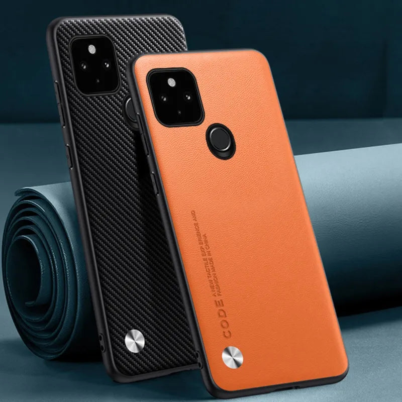 Anti-Scratch Half-wrapped Leather Google Case - DealJustDeal