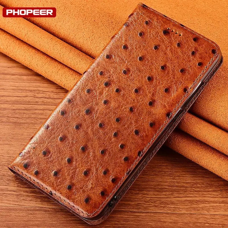 Magnetic Wallet Genuine Leather Flip Google Case - DealJustDeal