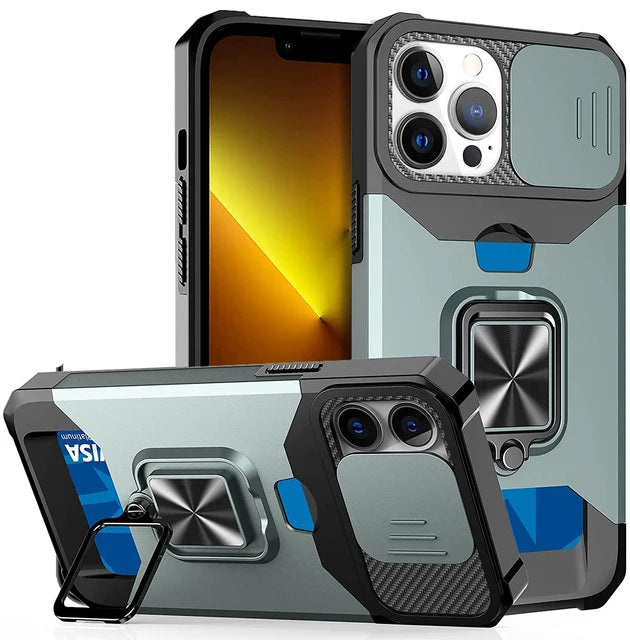 Heavy Duty Protection iPhone Case With Sliding Camera Cover - DealJustDeal