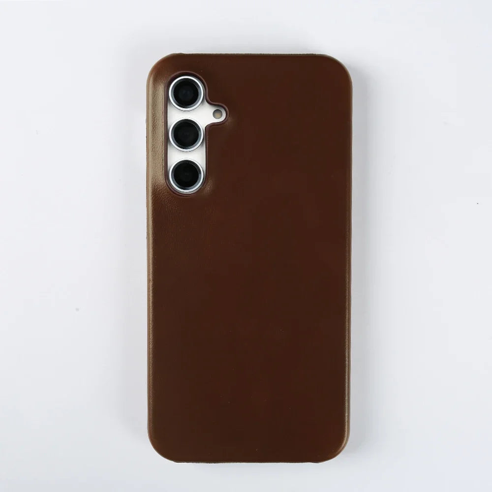 Aesthetic Pattern Handmade Genuine Leather Galaxy Note and S Case - DealJustDeal