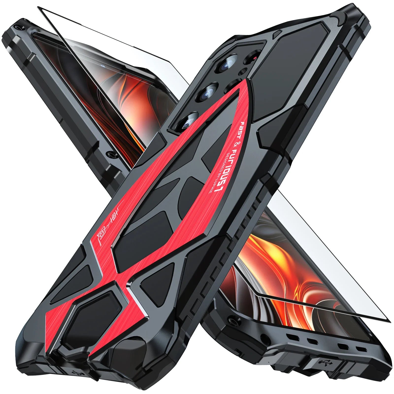 Heavy Duty Metal Military Anti Drop Galaxy S Case - DealJustDeal