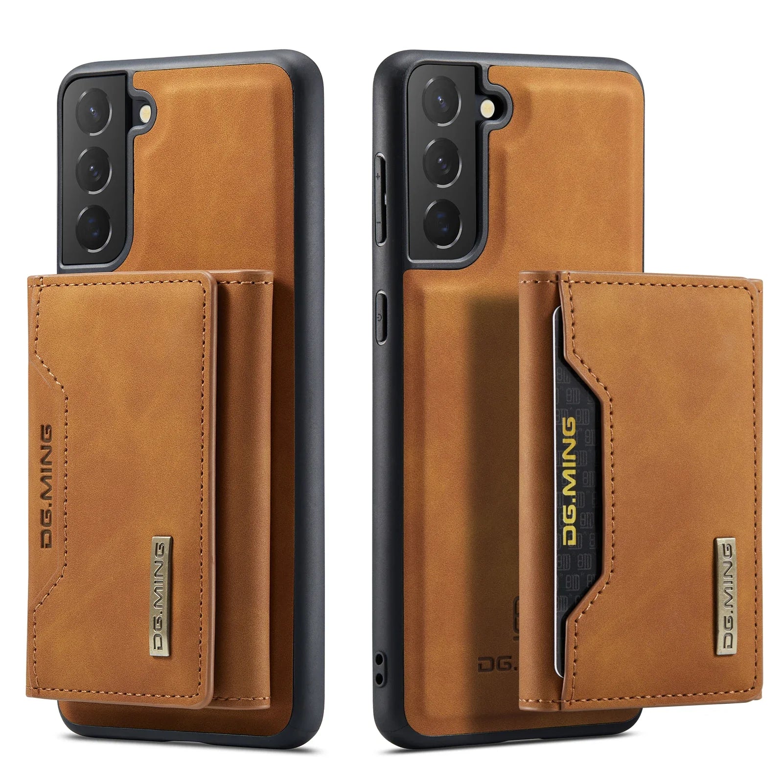 Detachable Card Pocket Wallet Magnetic Leather Galaxy A Case - DealJustDeal