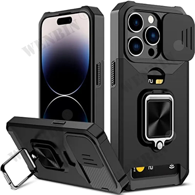 Heavy Duty Protection iPhone Case With Sliding Camera Cover - DealJustDeal