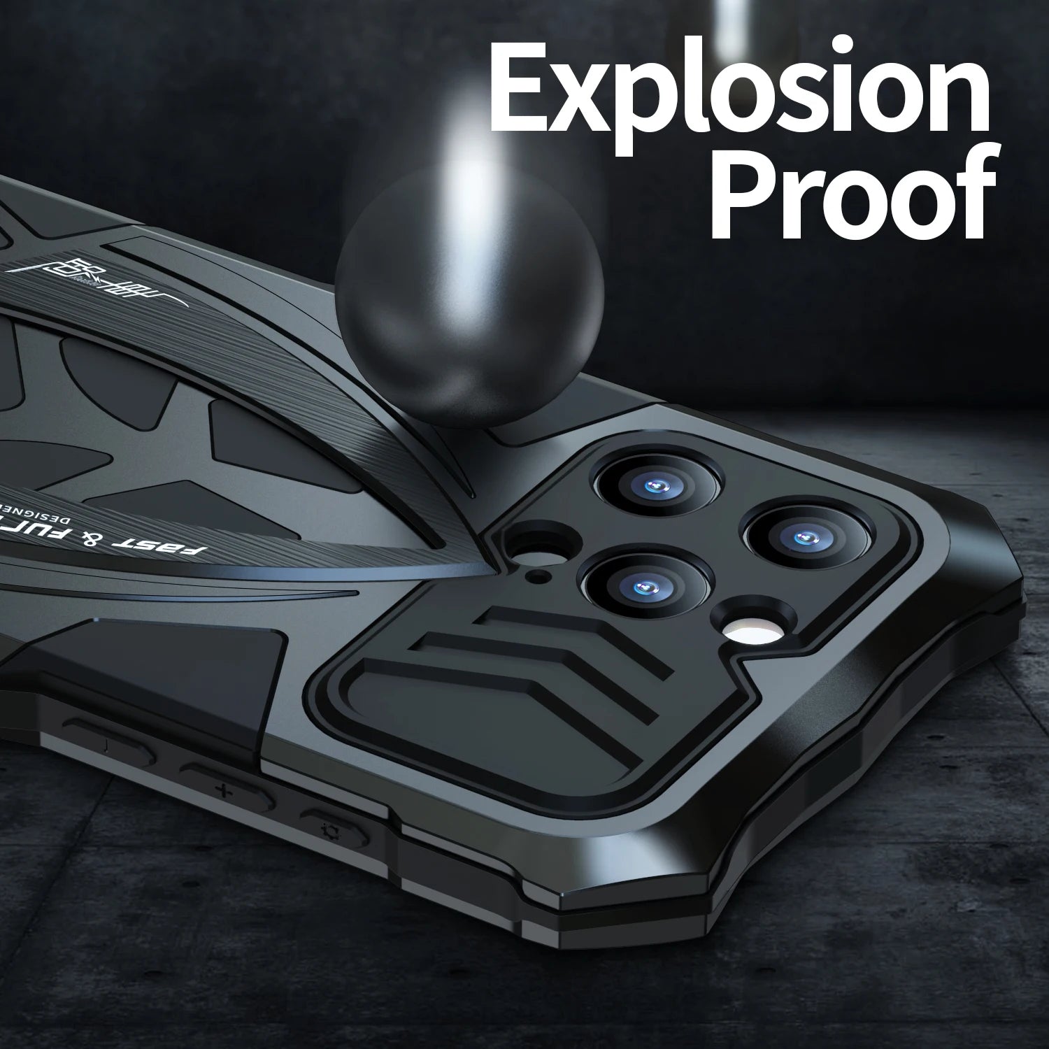 Shockproof All Inclusive Metal Armor Galaxy S Case - DealJustDeal
