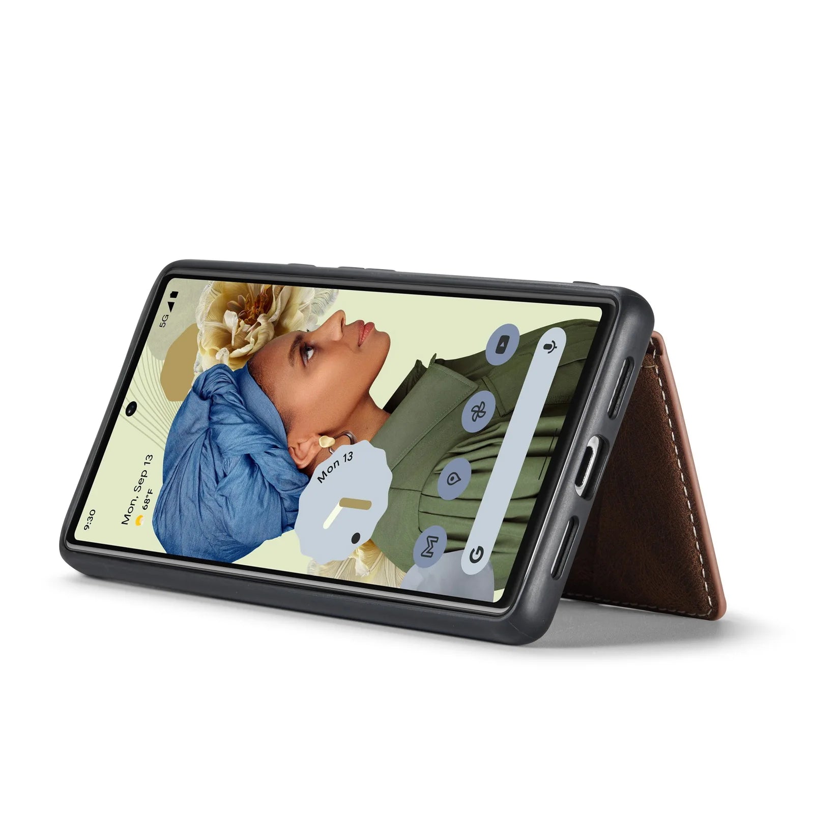 Wallet Card Pocket Magnetic Leather Google case - DealJustDeal