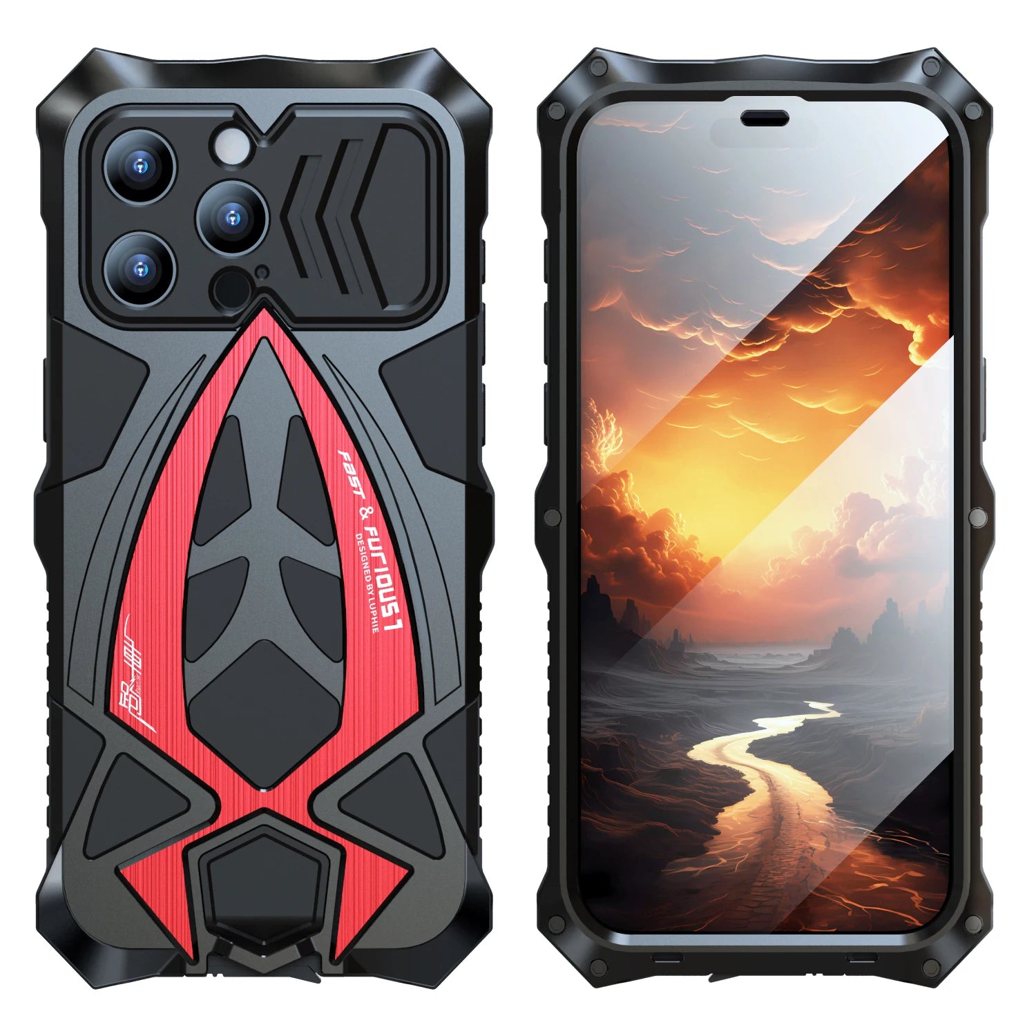 Shockproof All Inclusive Metal Armor Galaxy S Case - DealJustDeal