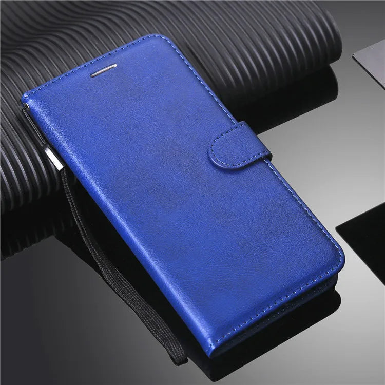 Card Slots Wallet Holder Stand Leather iPhone Case - DealJustDeal