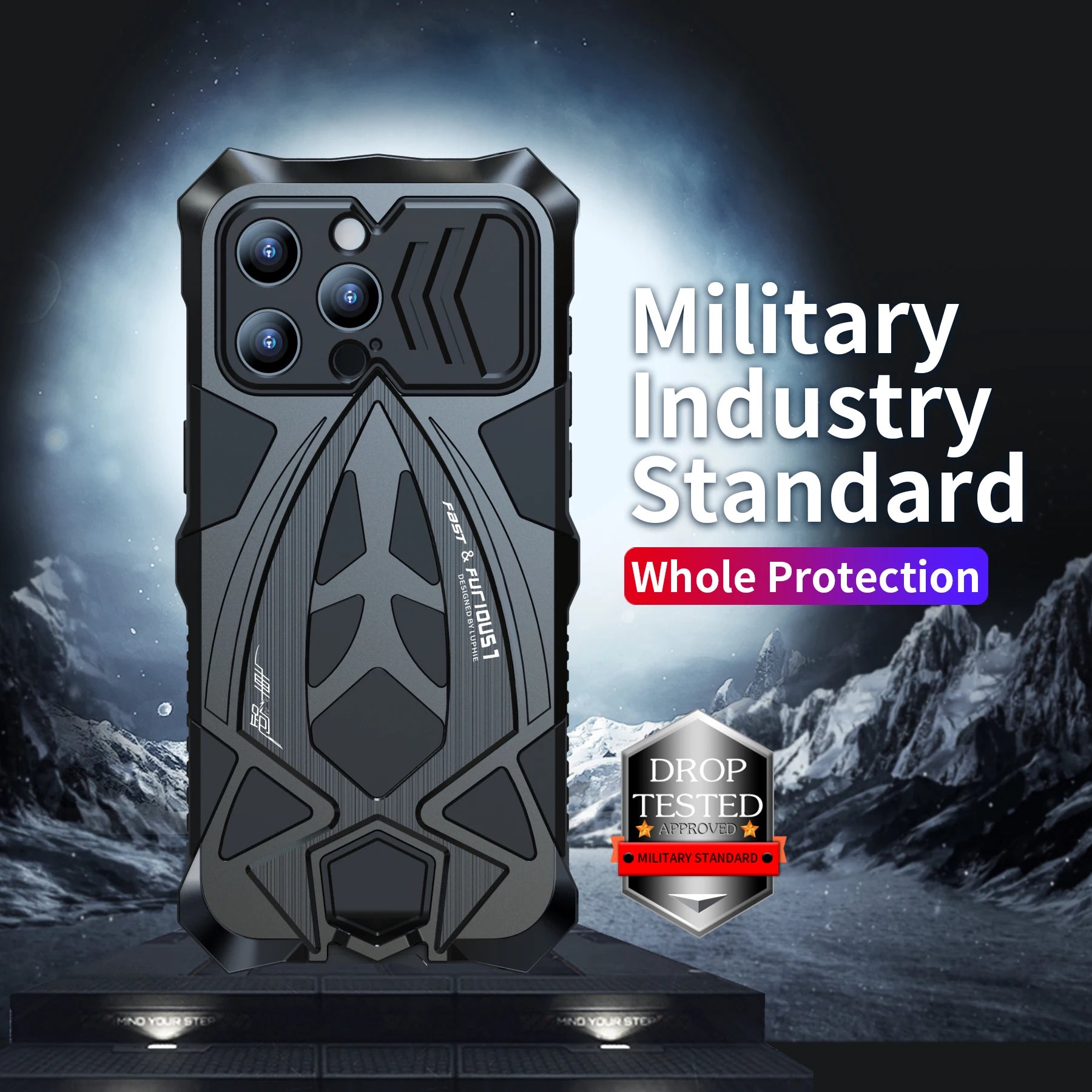 Shockproof All Inclusive Metal Armor Galaxy S Case - DealJustDeal