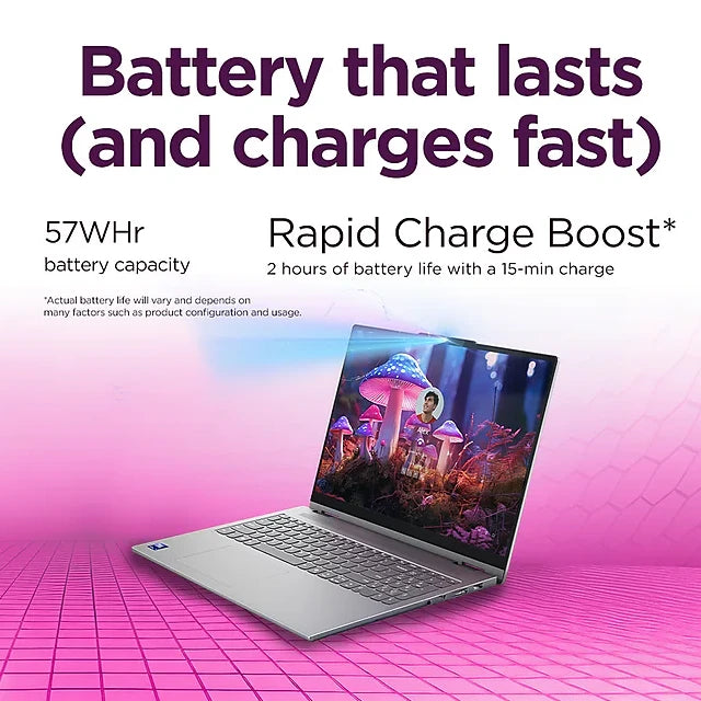 Lenovo 16" WUXGA 2-in-1 Touch Laptop, Intel Core Ultra 5 225U, 16GB RAM, 512GB SSD, Backlit Keyboard - DealJustDeal