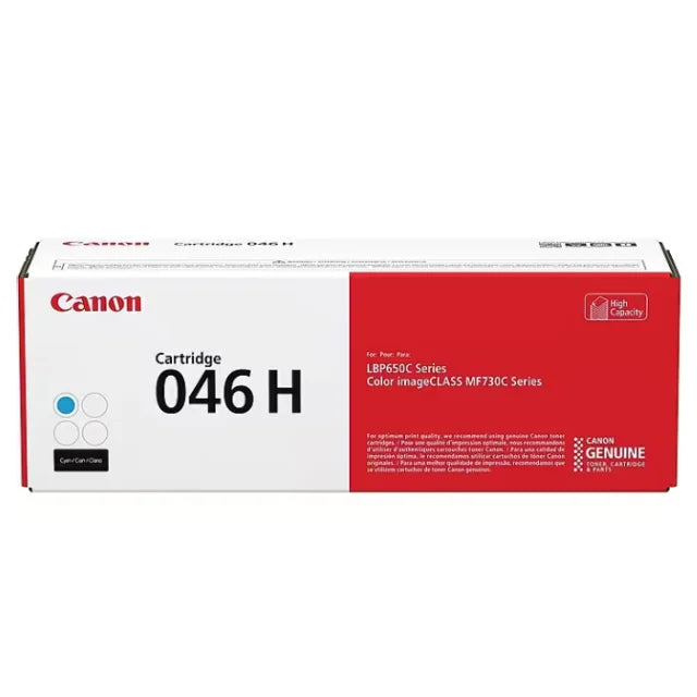 Canon 046 H Black, Cyan, Magenta, Yellow High Yield Toner Cartridges Combo, Pack Of 4 - DealJustDeal